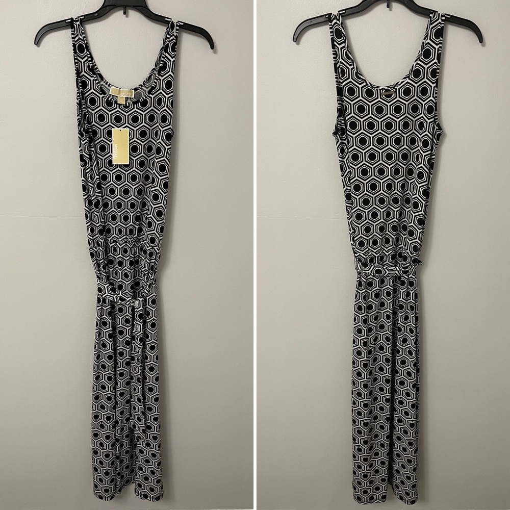 Michael Michael Kors Maxi Sash belt dress NWT